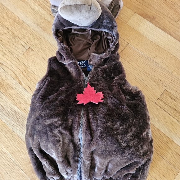 Canadian Moose zip up Humane society of the United States costume - Picture 3 of 9